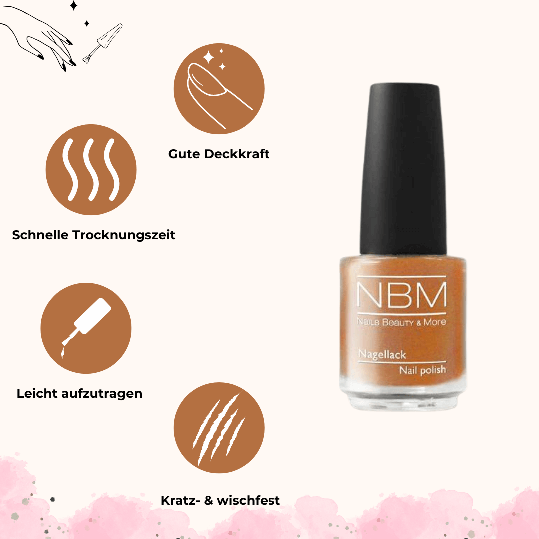Nagellack Nr. 105 latte macchiato ABVERKAUF