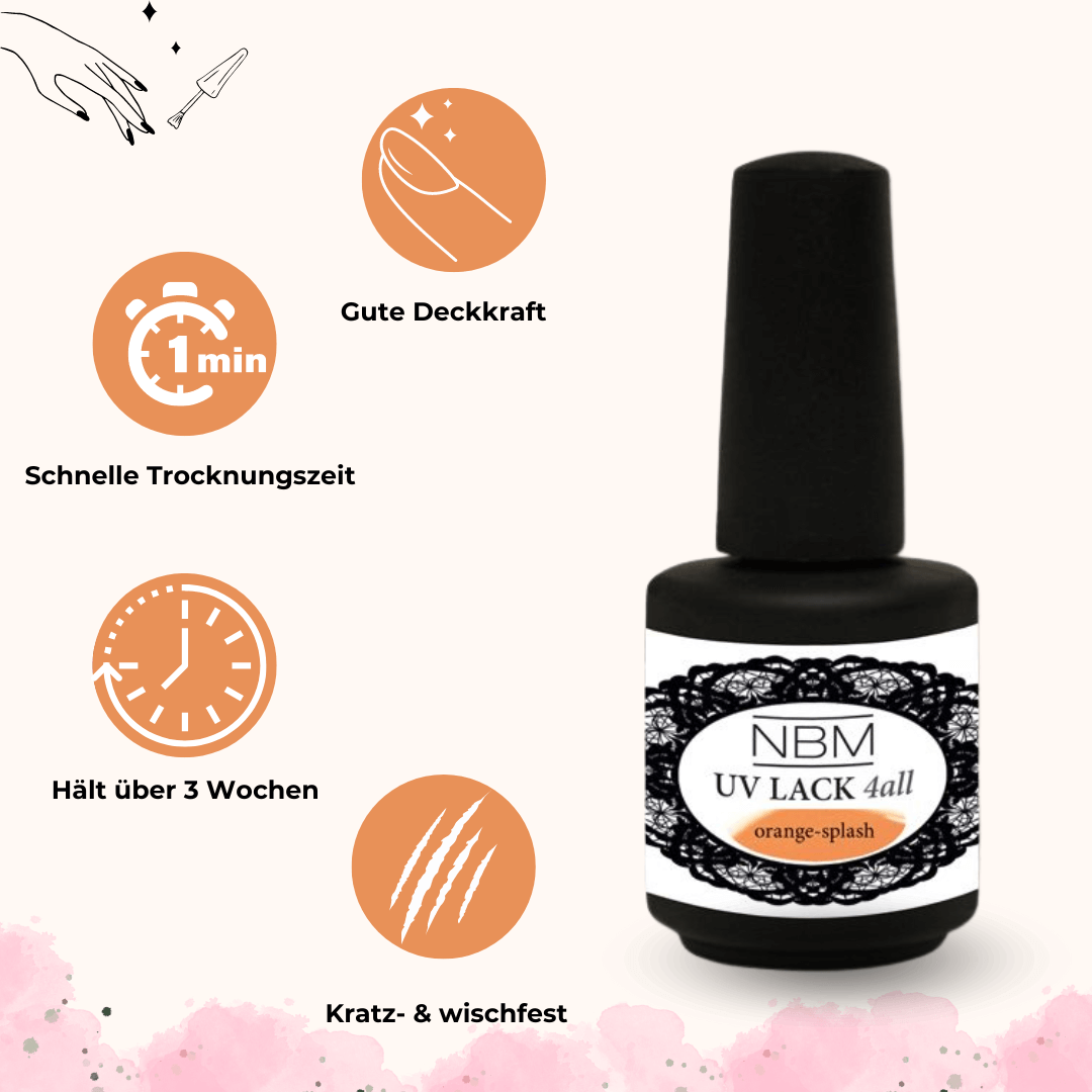 UV Lack 4 all orange-splash