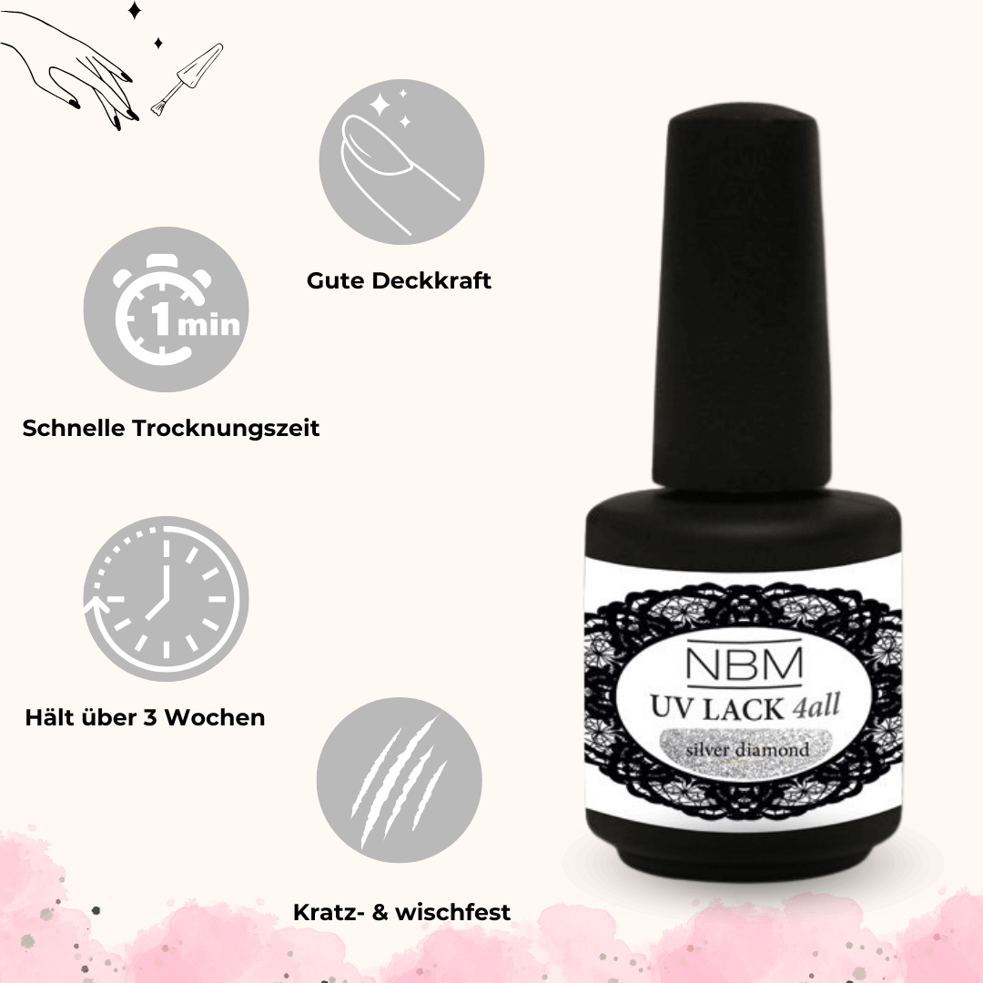 UV Lack 4 all silver diamond