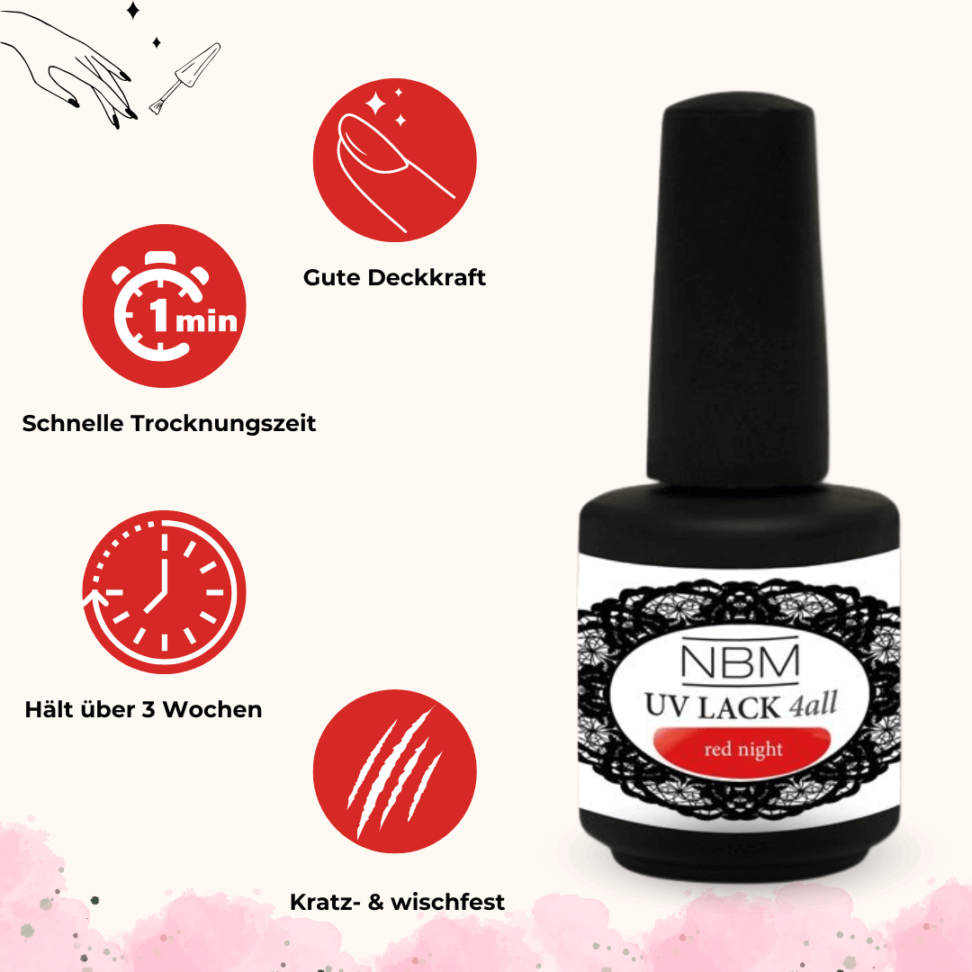 UV Lack 4 all red night