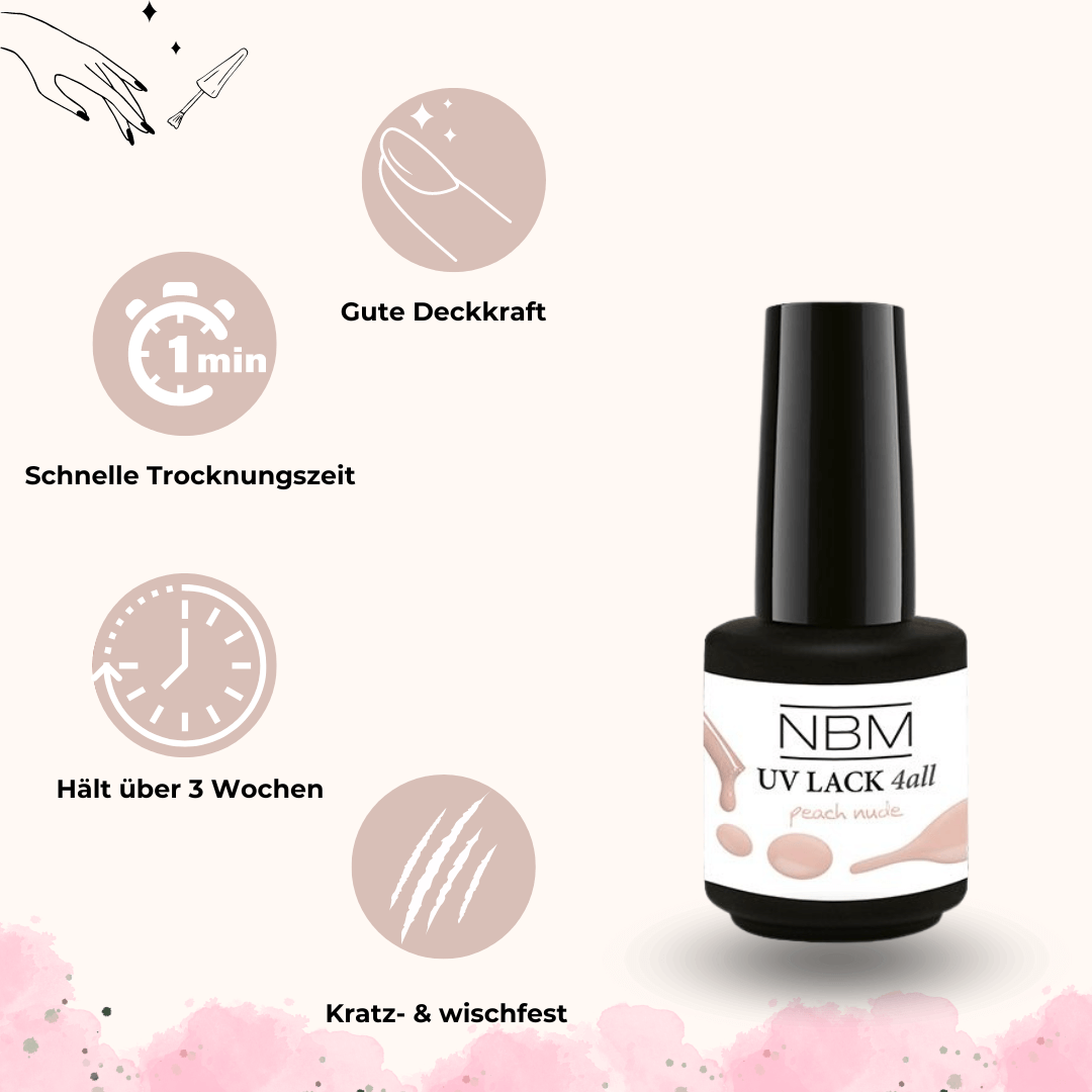 UV Lack 4 all peach nude