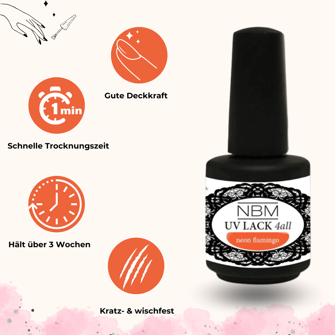 UV Lack 4 all neon flamingo