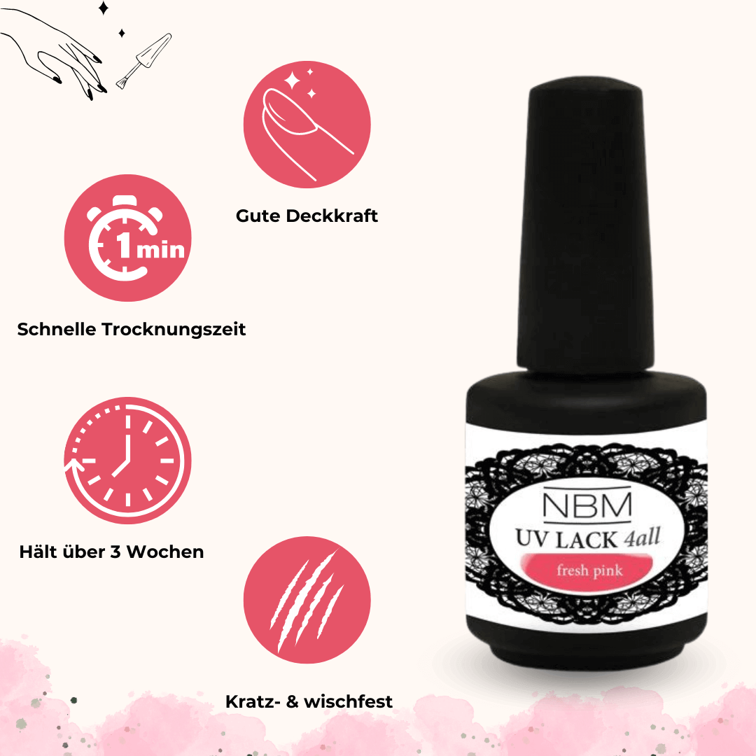 UV Lack 4 all fresh pink