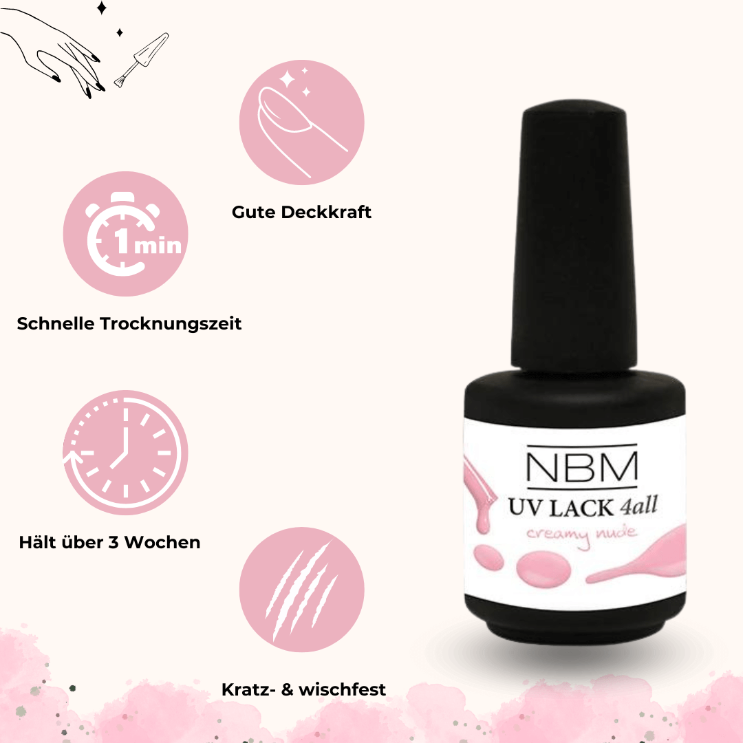 UV Lack 4 all creamy nude