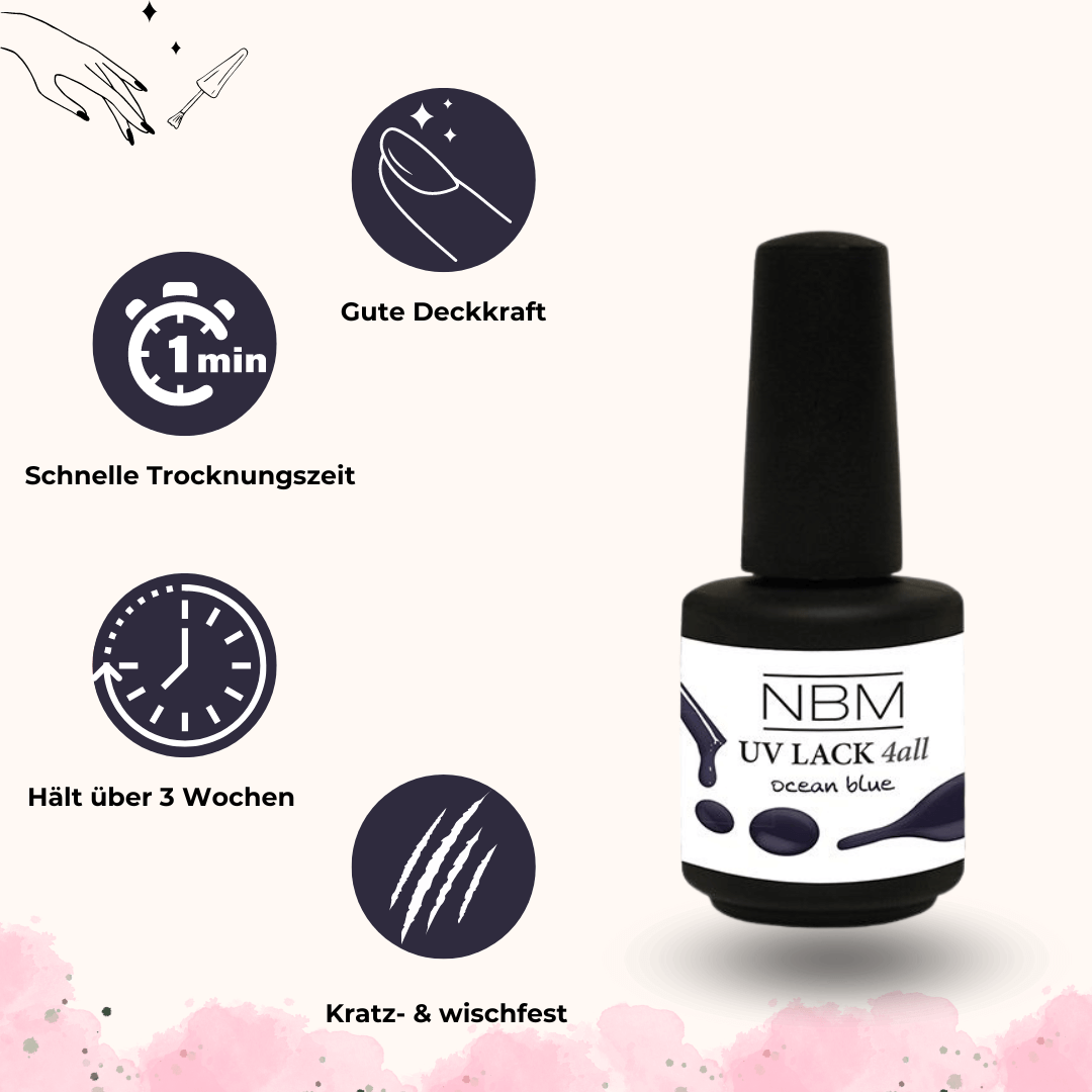 UV Lack 4 all ocean blue