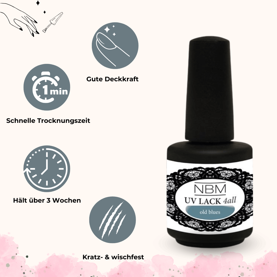 UV Lack 4 all old blues