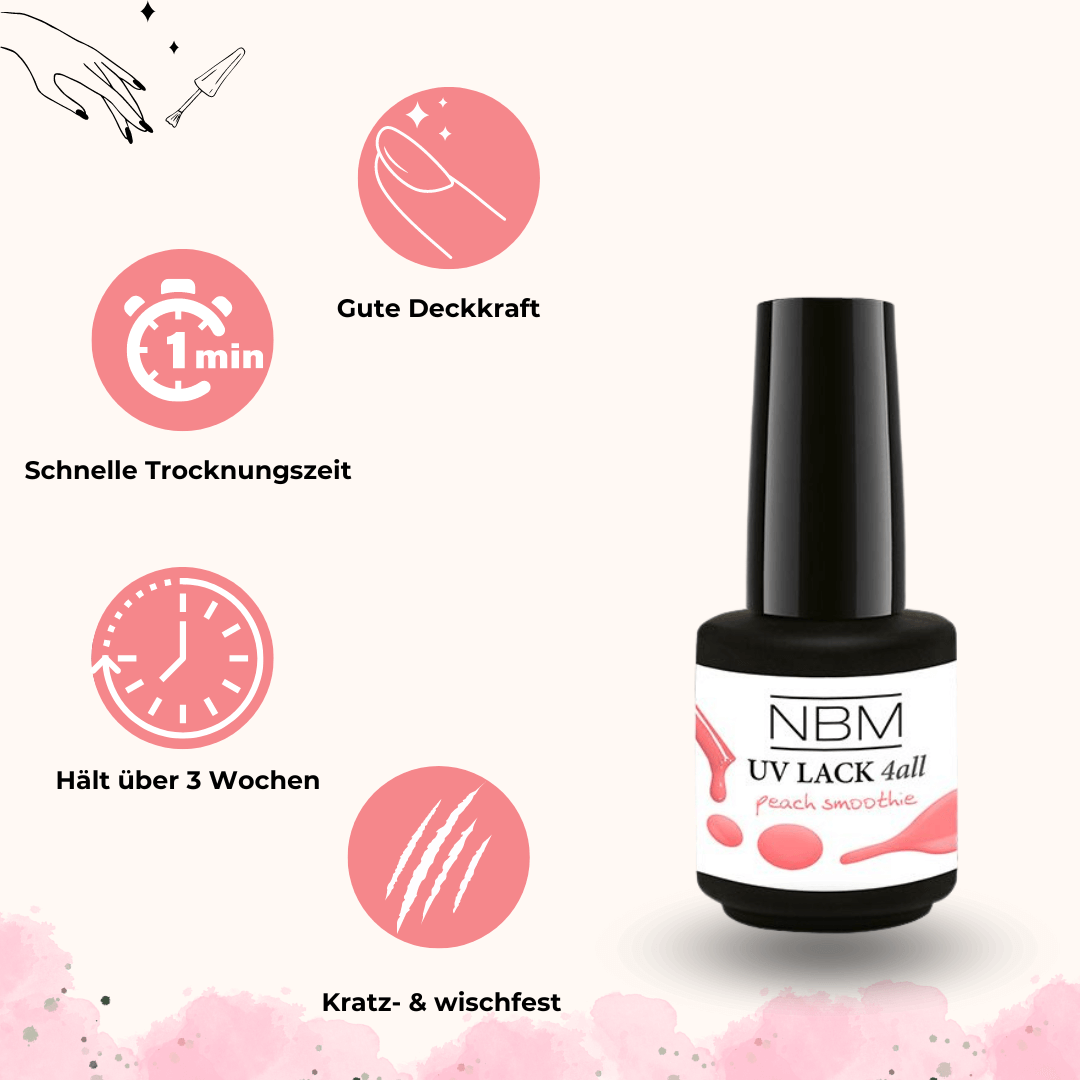 UV Lack 4 all peach smoothie