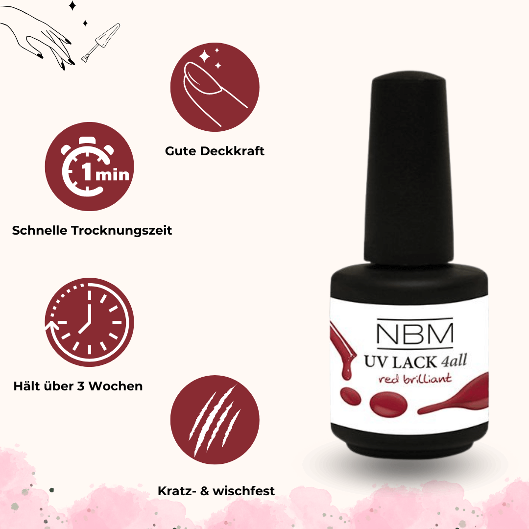 UV Lack 4 all red brilliant