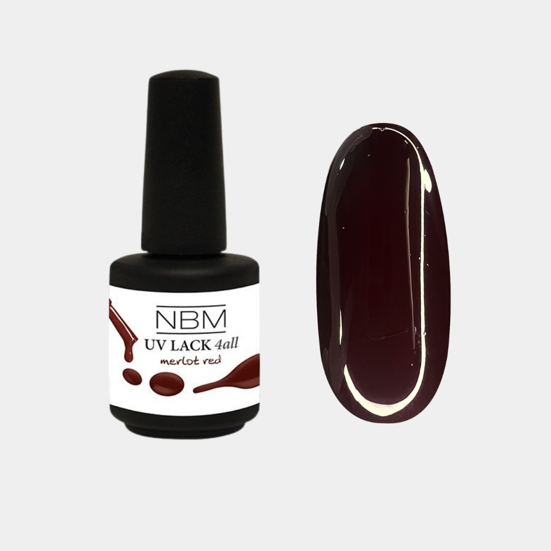 UV Lack 4 all merlot red