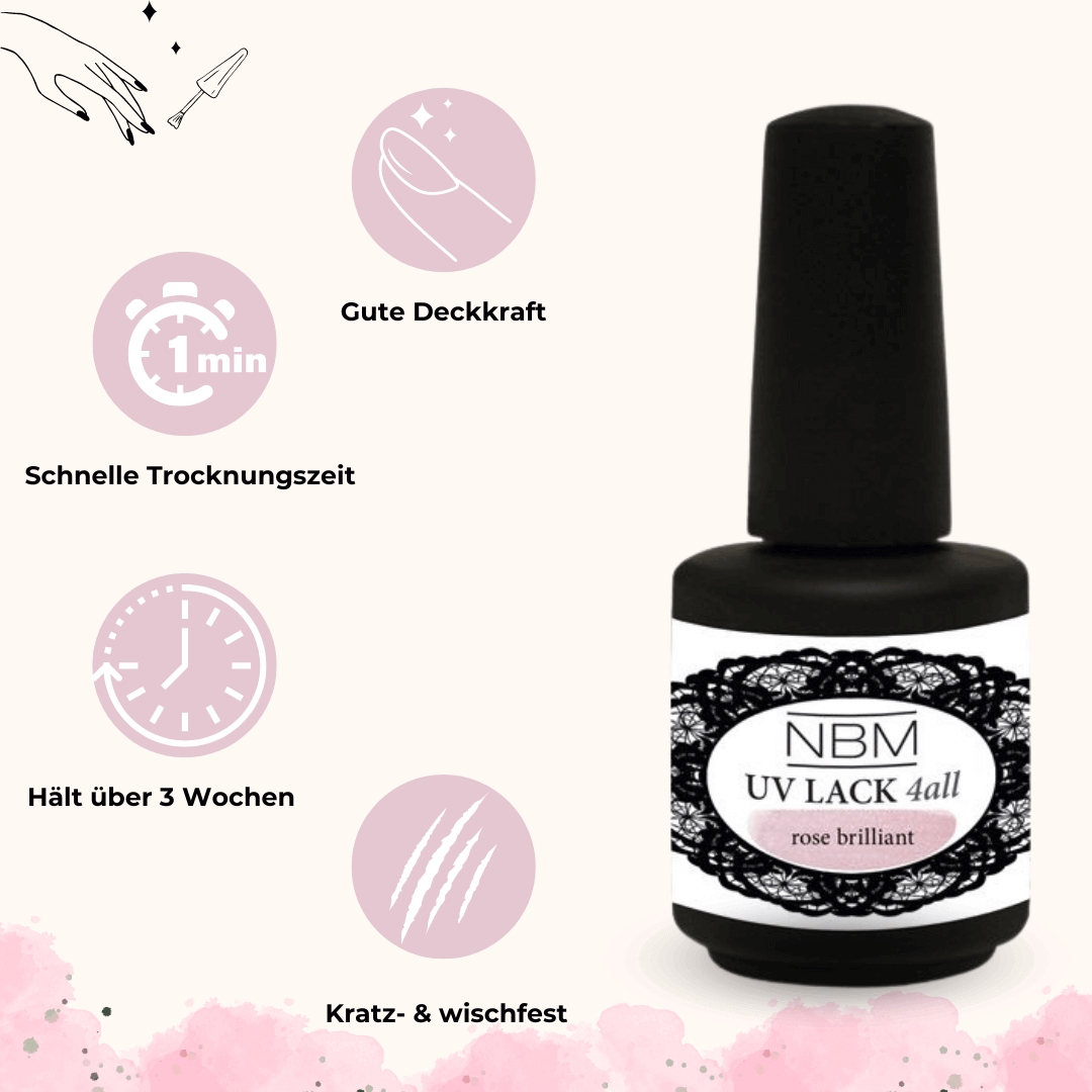 UV Lack 4 all rose brilliant