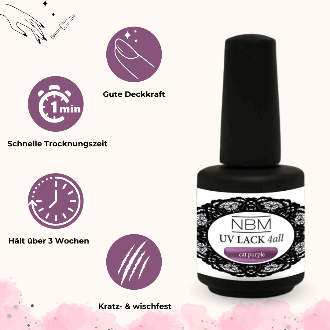 UV Lack 4 all cat purple