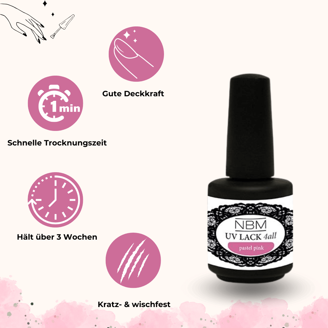 UV Lack 4 all pastel pink