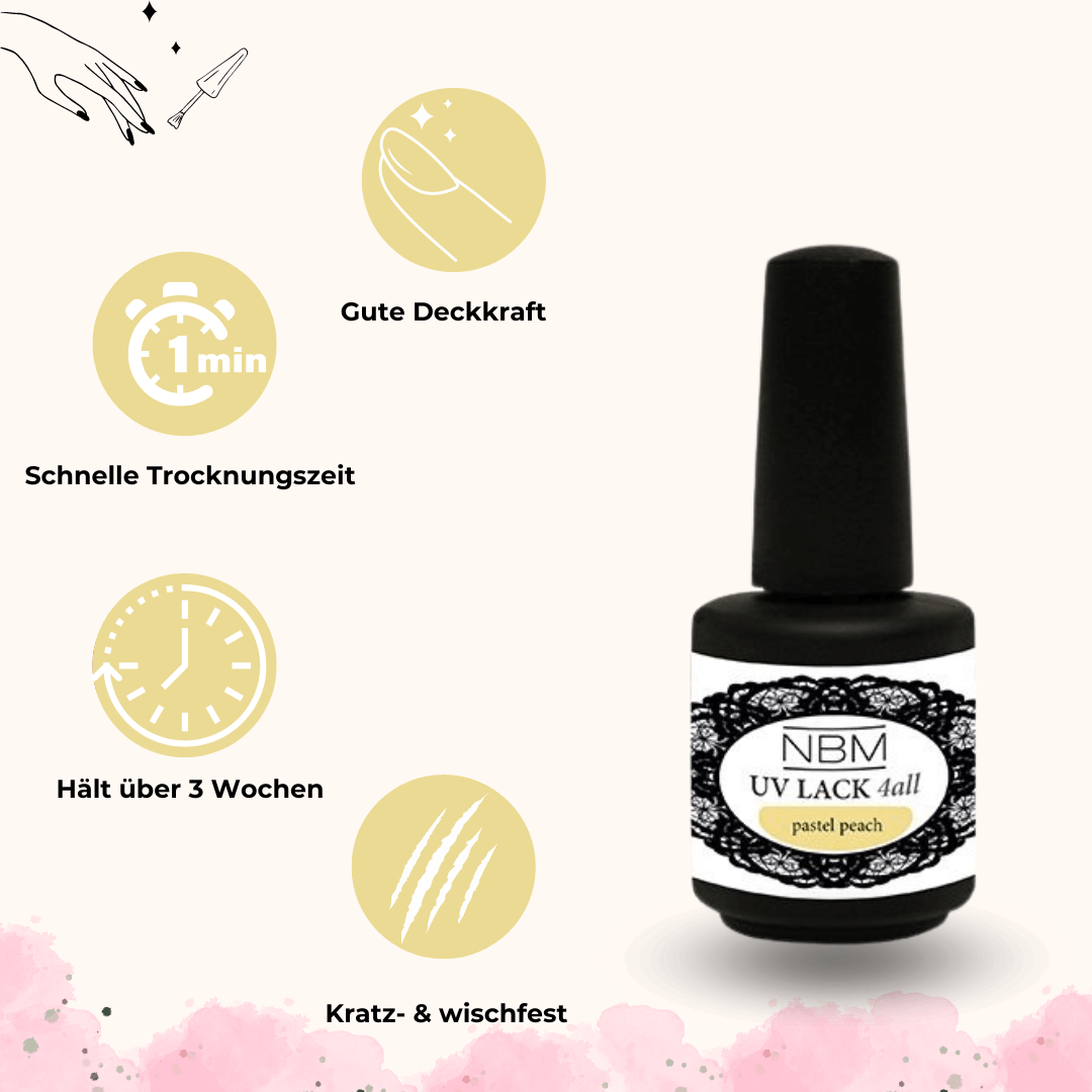 UV Lack 4 all pastel peach