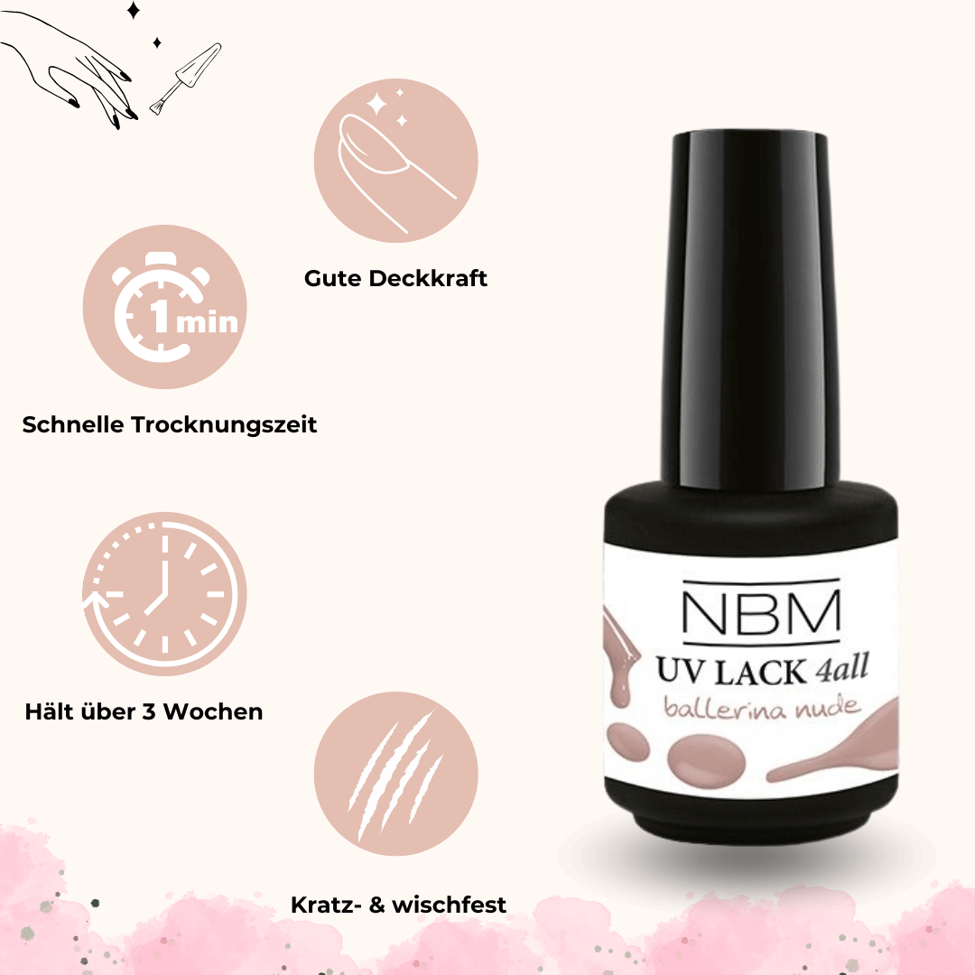 UV Lack 4 all ballerina nude