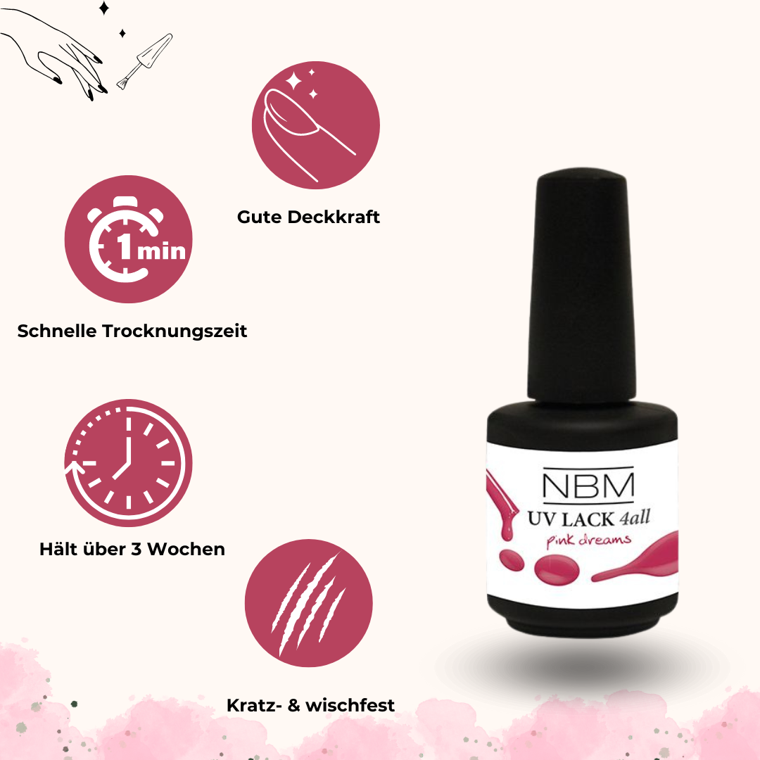 UV Lack 4 all pink dream