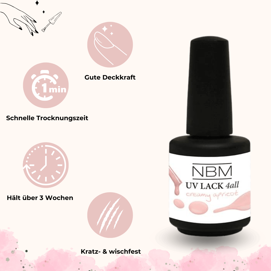 UV Lack 4 all creamy apricot