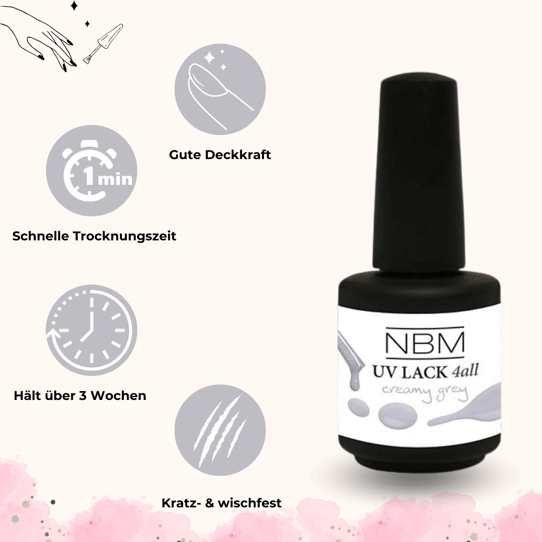 UV Lack 4 all creamy grey