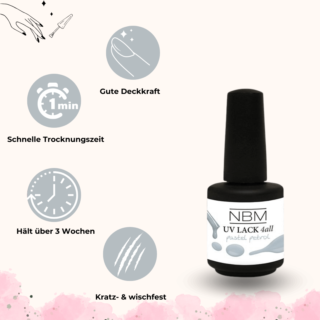 UV Lack 4 all pastell petrol