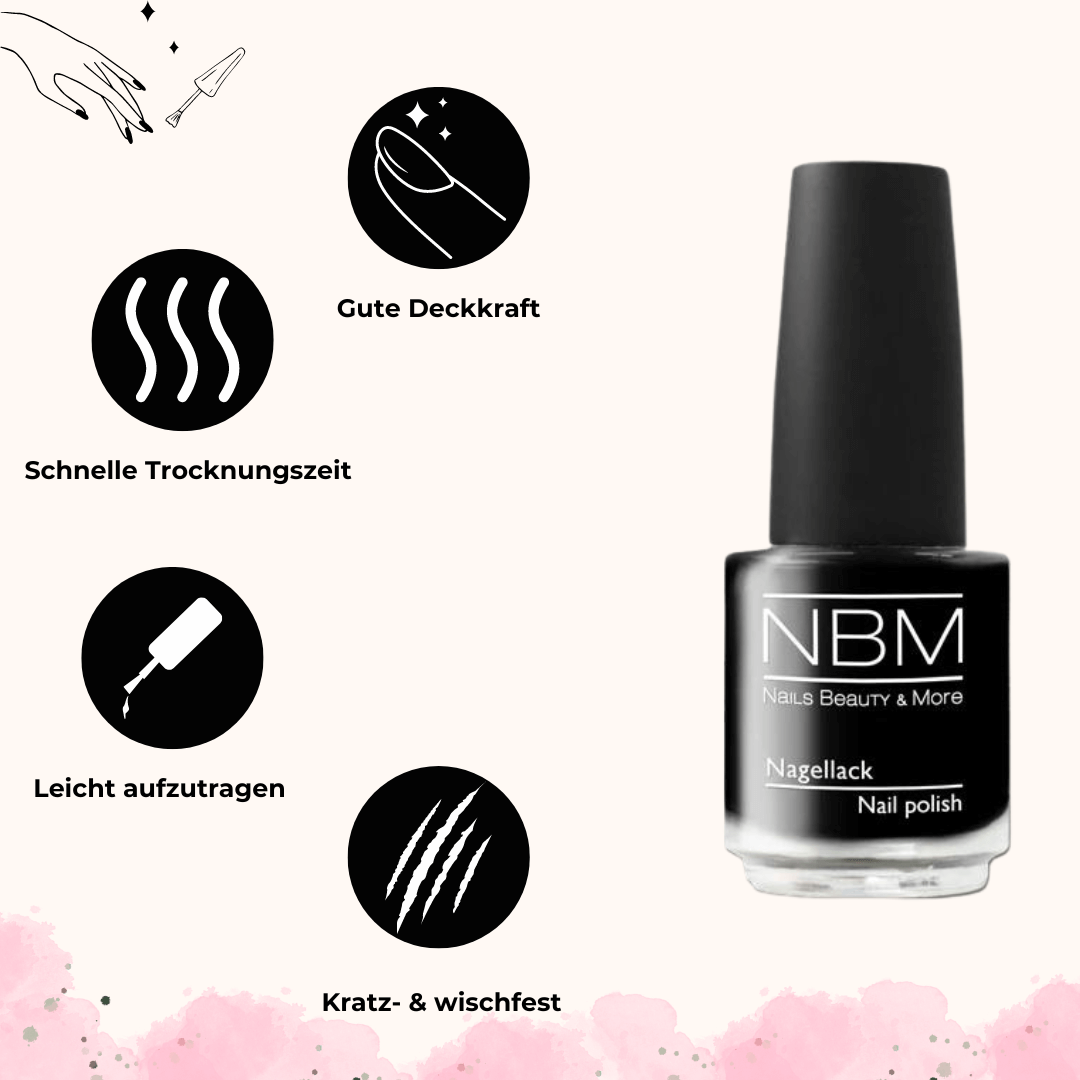 Nagellack Nr. 37 black
