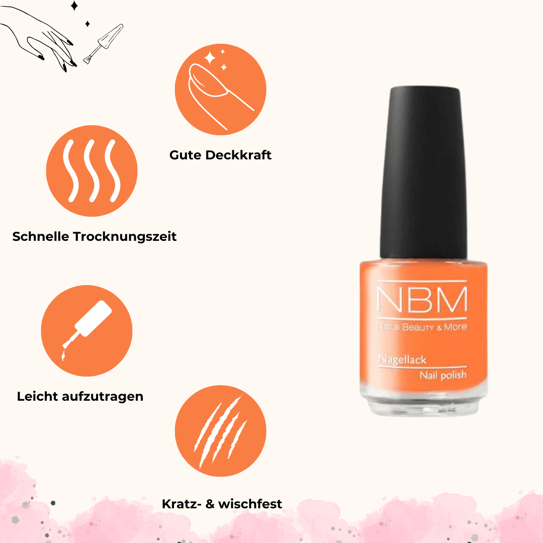 Nagellack Nr. 44 sunset orange
