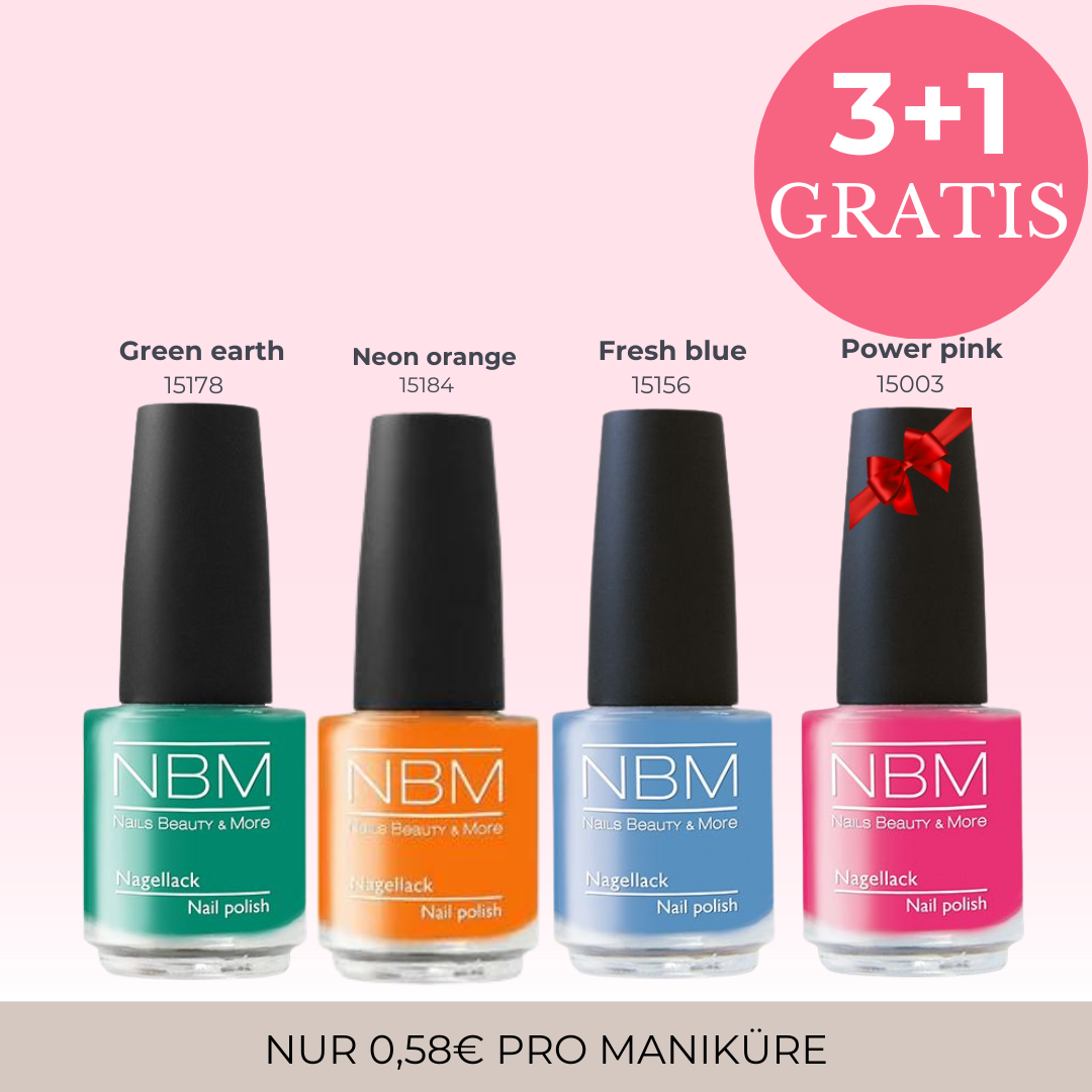 3+1 Frühlings Nagellackset mix