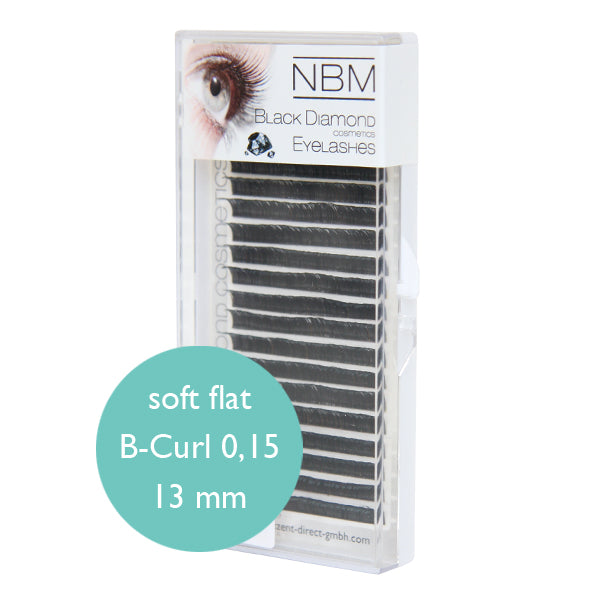 BDC Soft Flat Silk Lashes B-Curl 0,15 - 13 mm ABVE