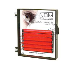 BDC Neon Lashes B-Curl 0,07 Mix red orange ABVERKAUF