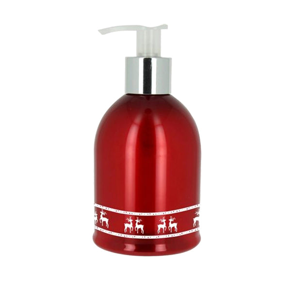 Seifenspender rot Rentiere 250ml