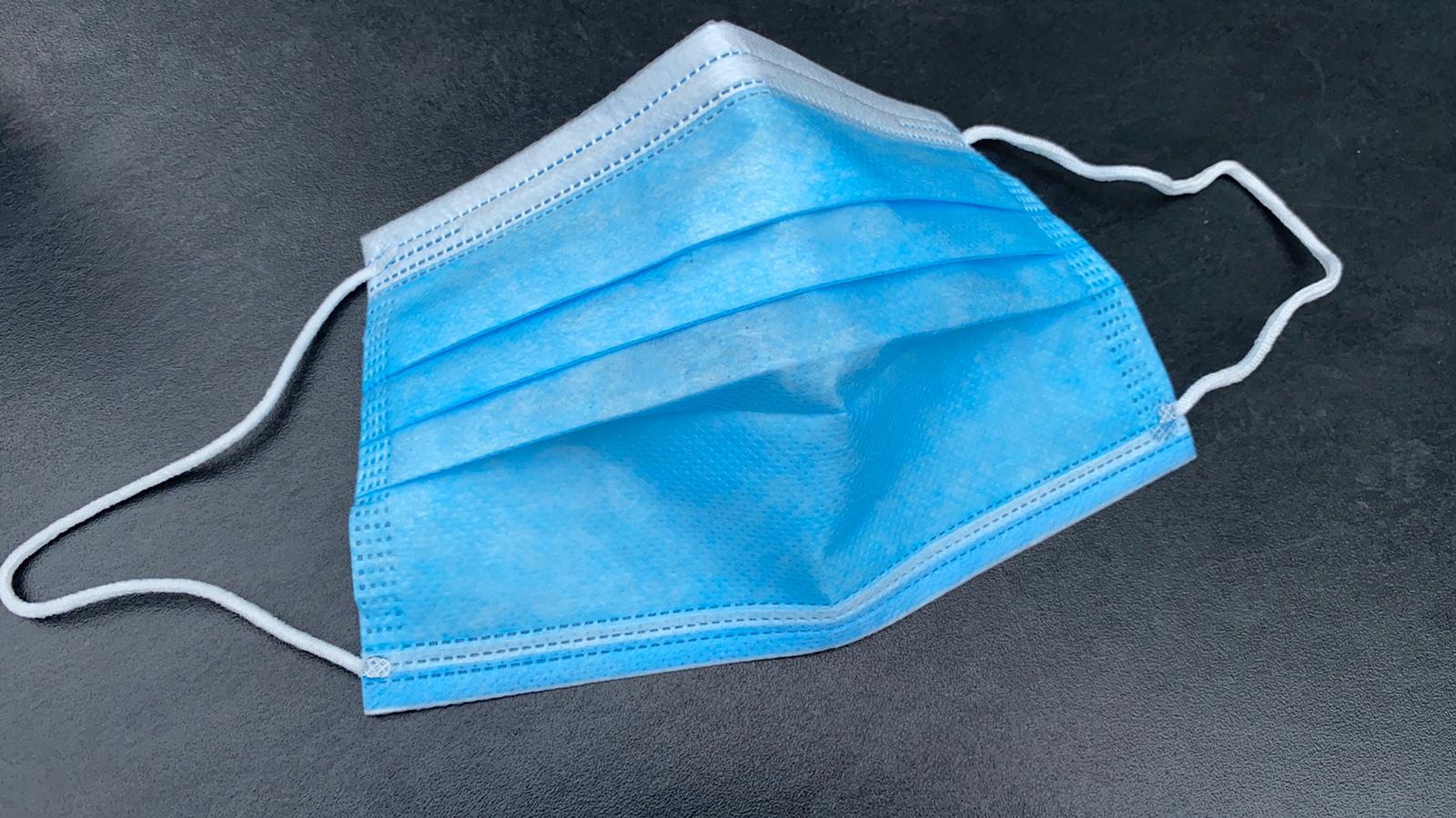 Mund- und Nasenschutz blau 1 Stück