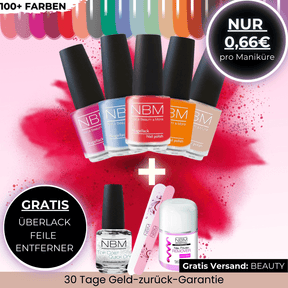 Nagellackset mit 5 Farblacken