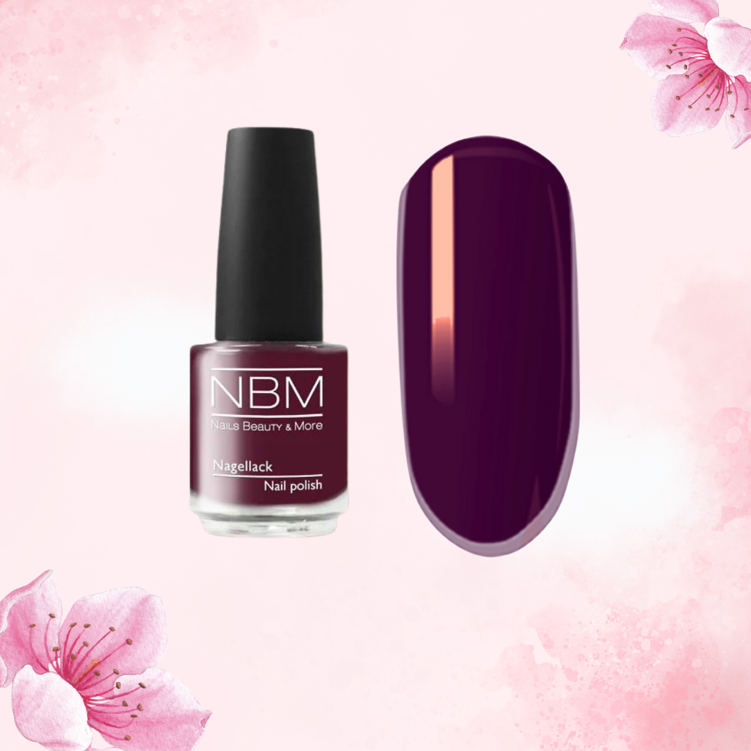 Nagellack Nr. 33 aubergine