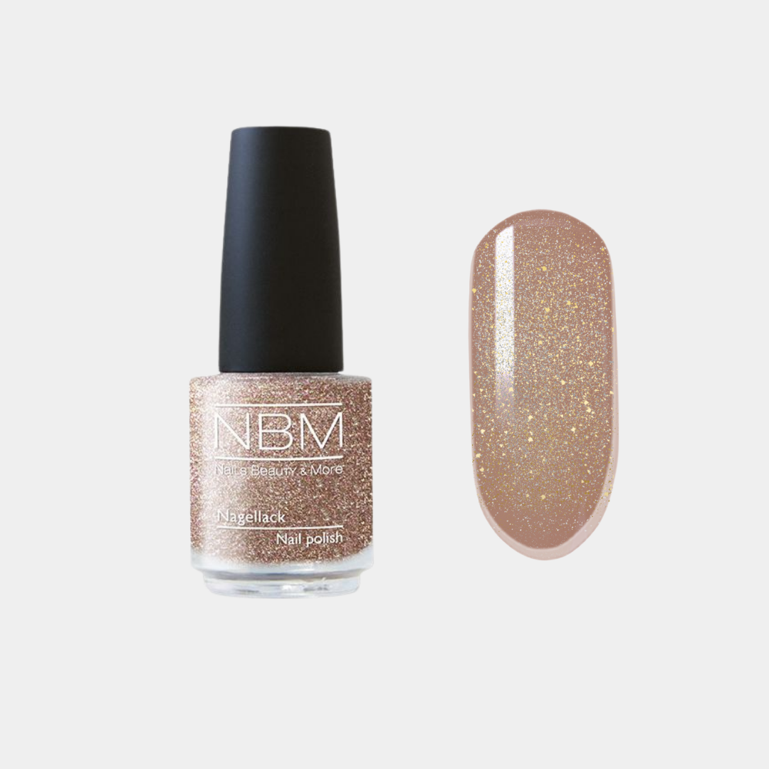 Nagellack Nr. 154 rosegold diamond