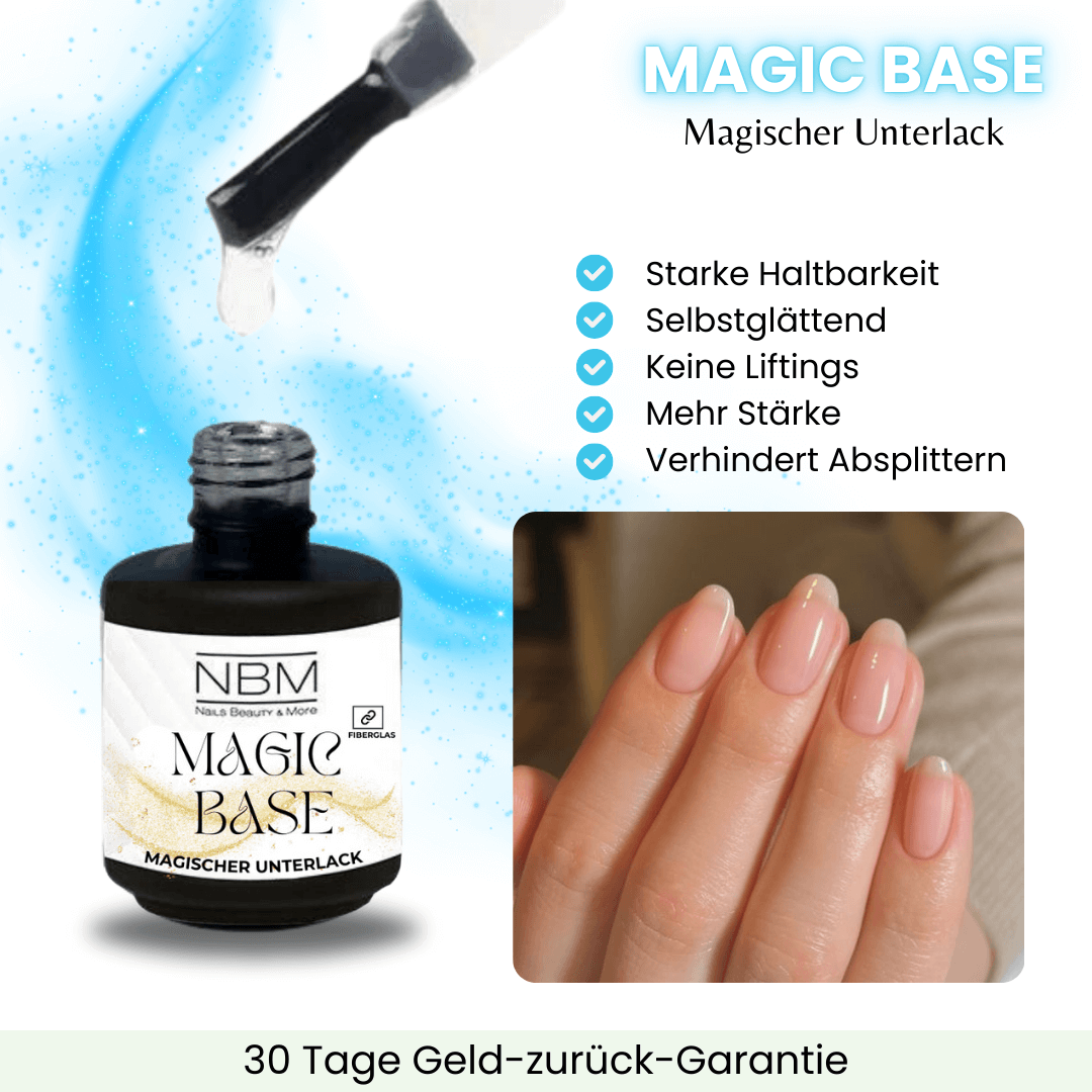 Fibre Base Gel clear / Magic Base Für 3 Wochen garantierten Halt