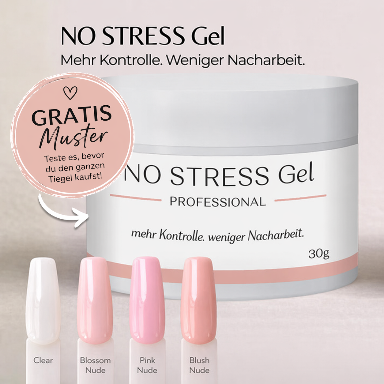 Muster NO STRESS Gel