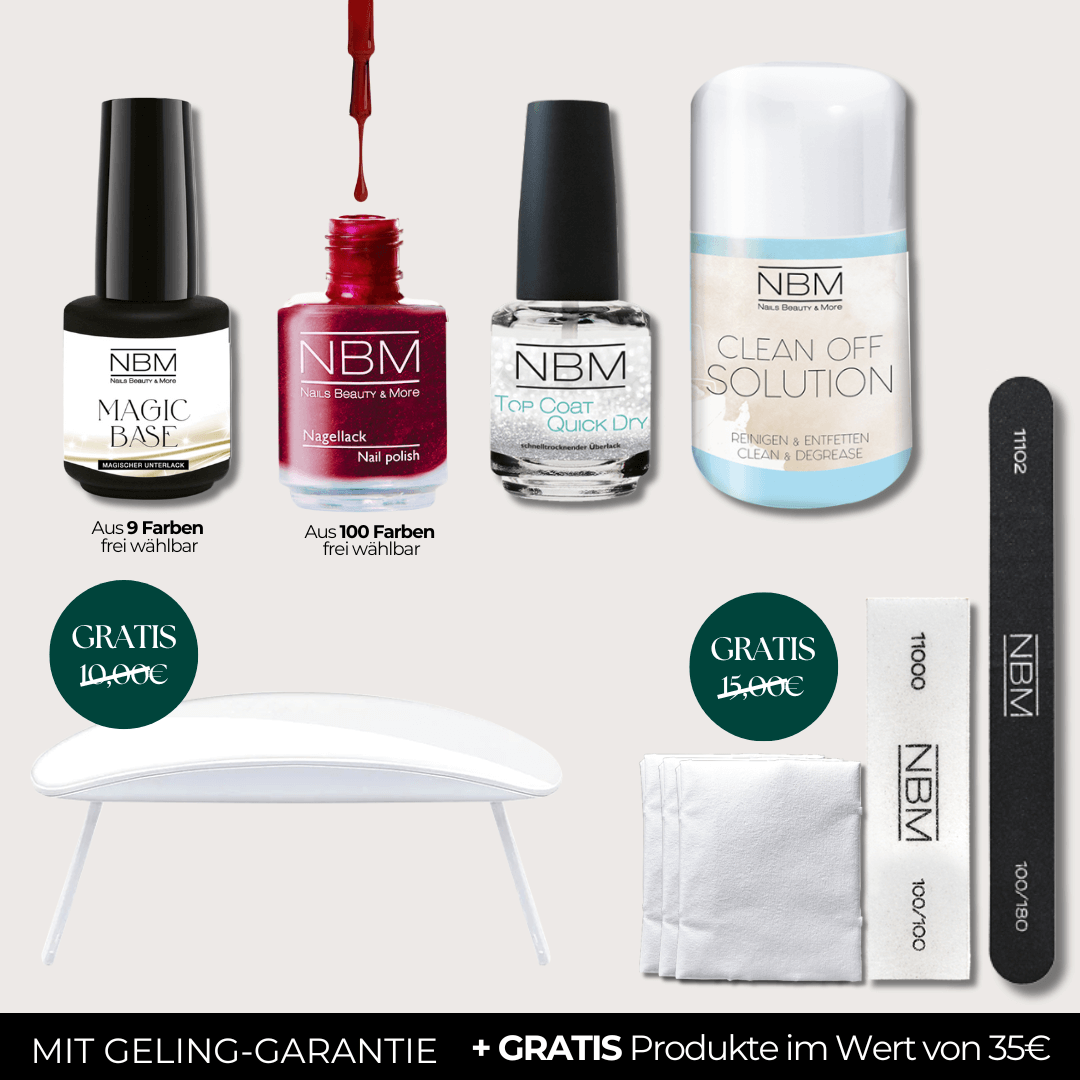 Magic Base - Starterset mit Nagellack für 3 Wochen perfekte Nägel