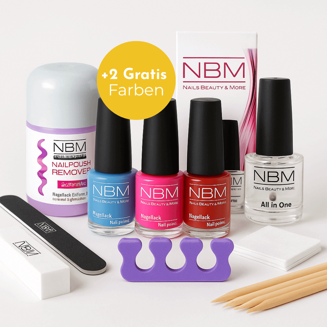 Pediküre-Set mit 1+2 gratis Farben nach Wahl