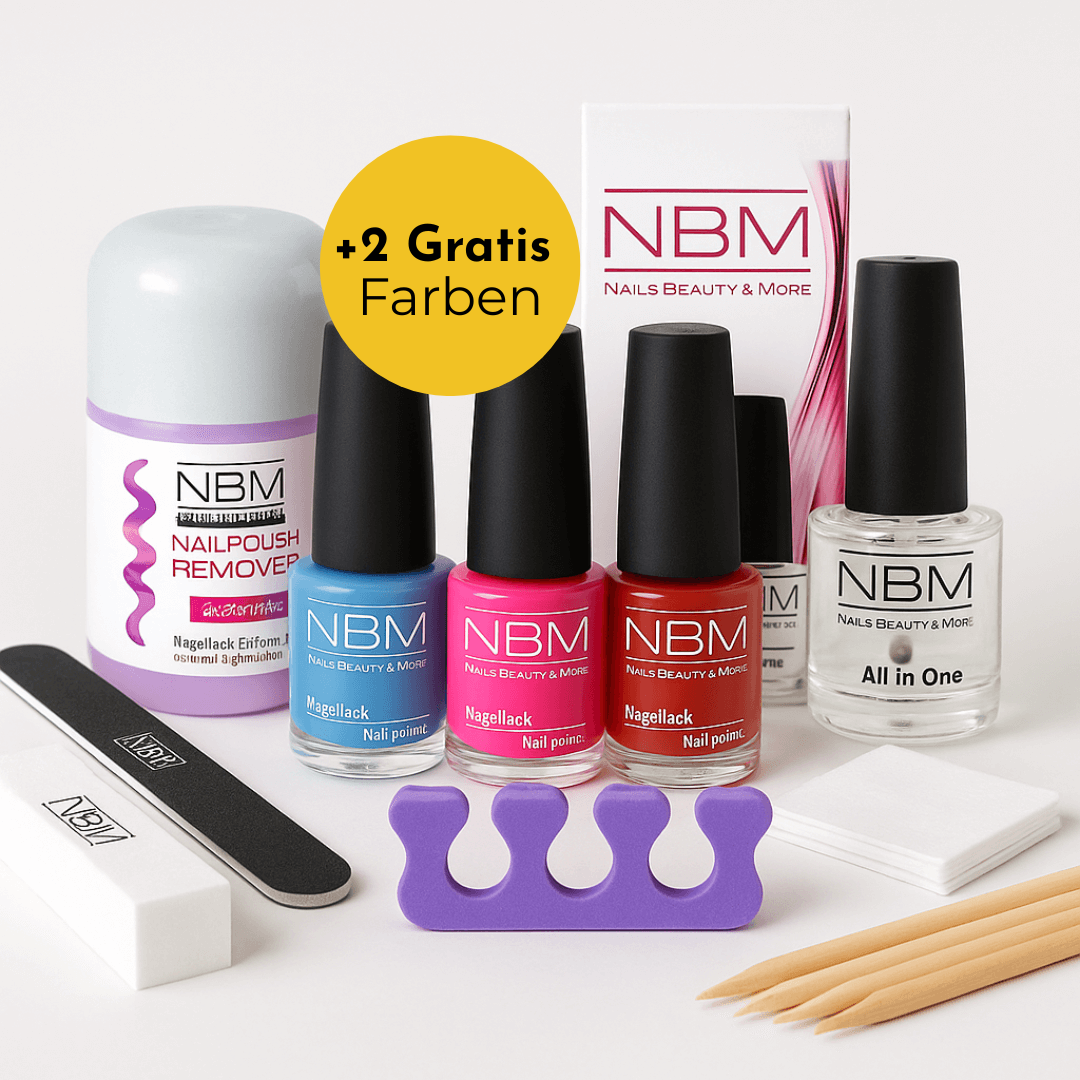 Pediküre-Set mit 1+2 gratis Farben nach Wahl