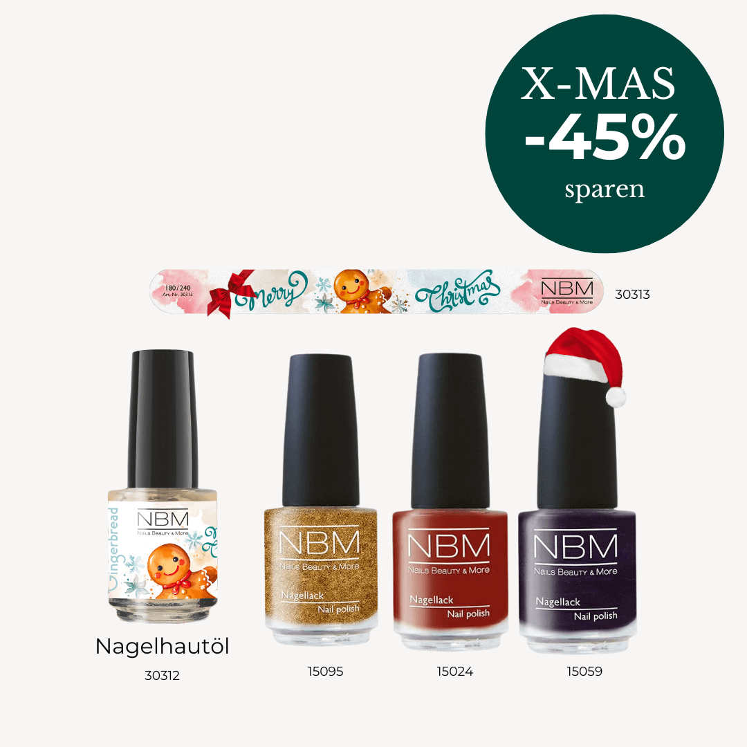 Nagellackset Gold-Lebkuchen